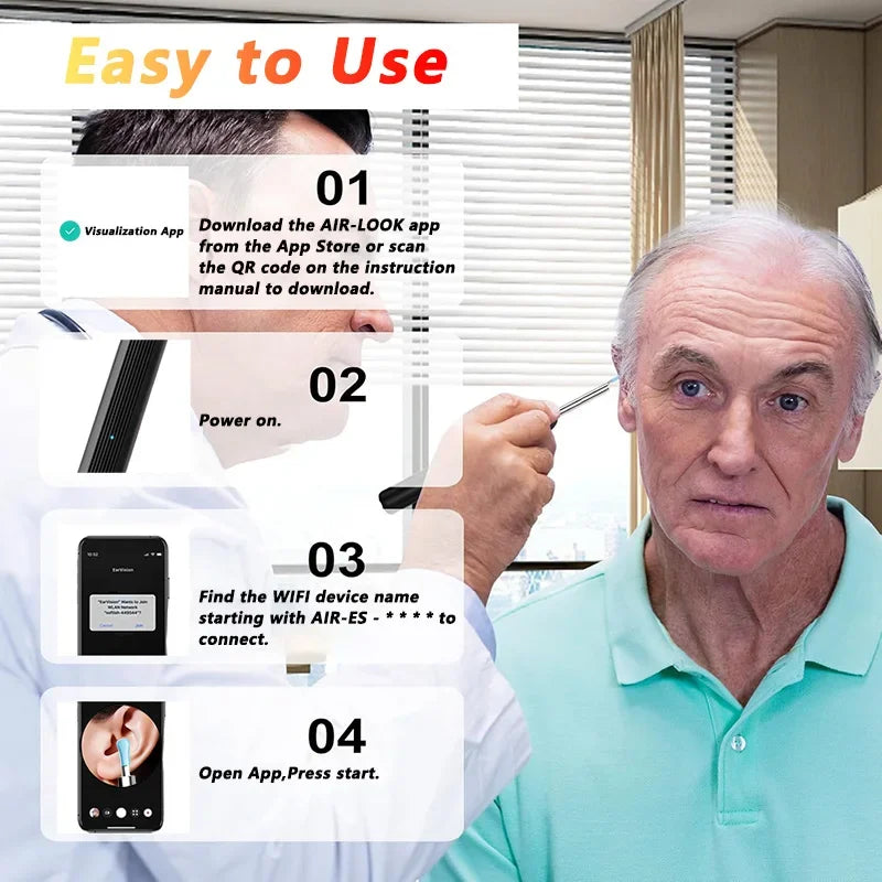 Visual Ear Wax Cleaner with Camera
