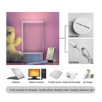 LED Acrylic Message Board Light | Erasable Write-On Calendar | Desk Decor Night Light | USB Powered
