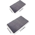 Ultra-Absorb Memory Foam Bath Mat Non-Slip Quick-Dry Shower Rug